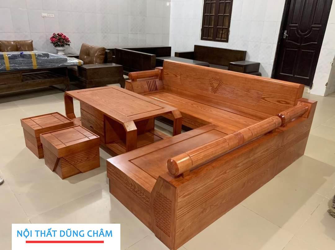 Sofa Gỗ Phòng Khách Cao Cấp SFTT15